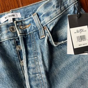 RE/DONE 23 NWT The 90s Crop Low Slung 1990s. Reg $325 SOLD OUT wide baggy